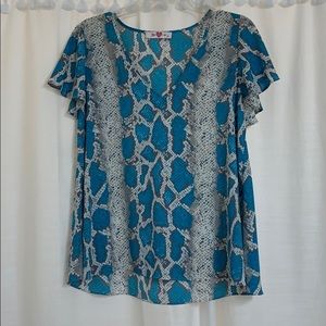 BUDDY LOVE snake skin print tunic!